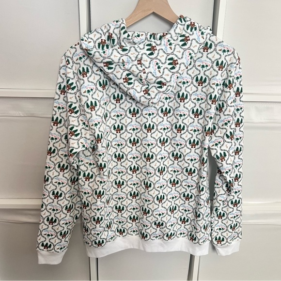 Hill House Teddy Zip Up Jacket White Ski Chalet - Picture 2 of 2